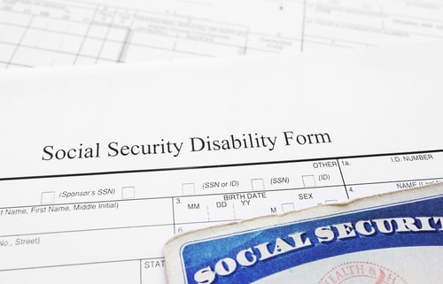 SSDI Social Security Disability form